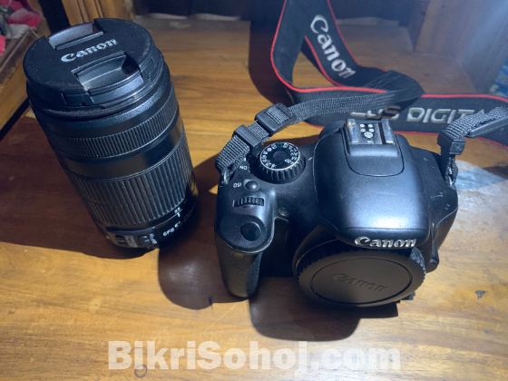 Canon 550d with 55-250 zoom lens